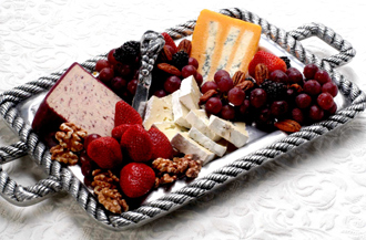 Provincial Cheese Display by  Long Island caterers