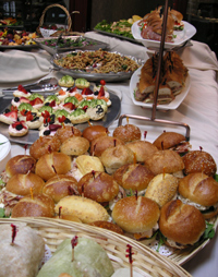 Buffet 2 at customer appreciation event - corporate caterer, Long Island 